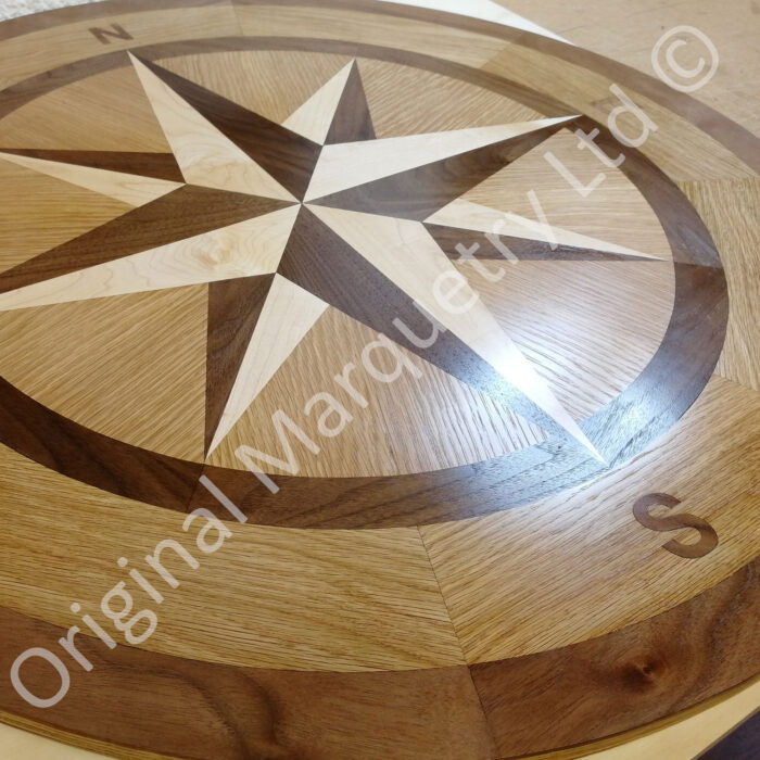 Bespoke Marquetry - Compass Star