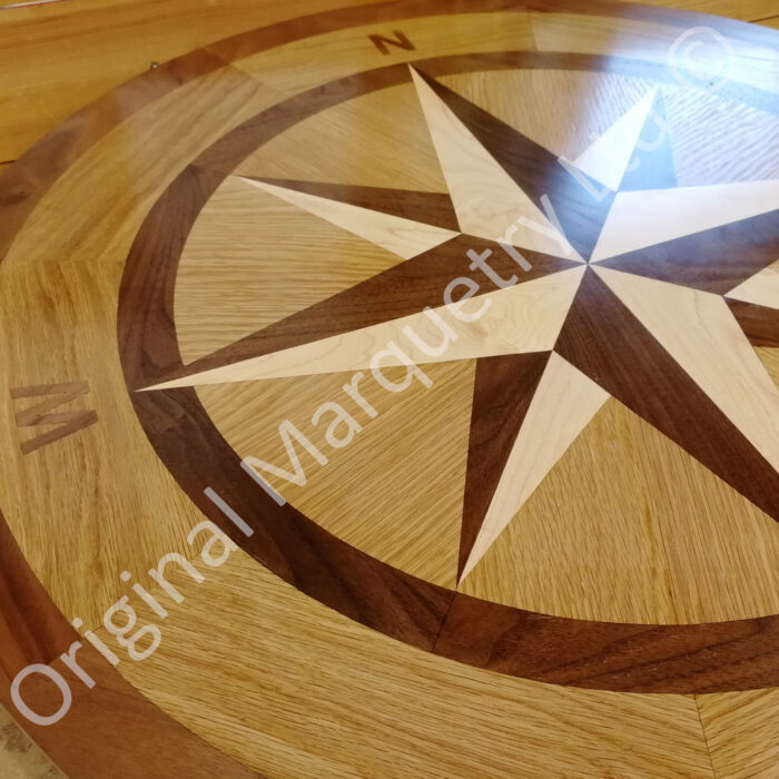 Bespoke Marquetry - Compass Star