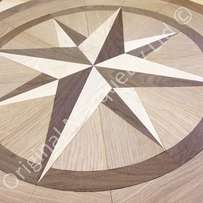 Bespoke Marquetry - Compass Star