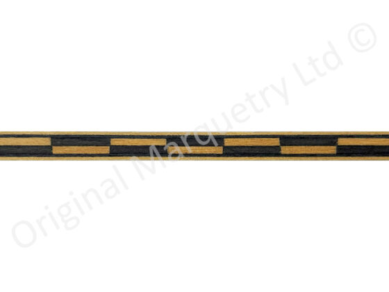 Dentil Inlay Bandings 6mm x 1mm x 100cm - B108