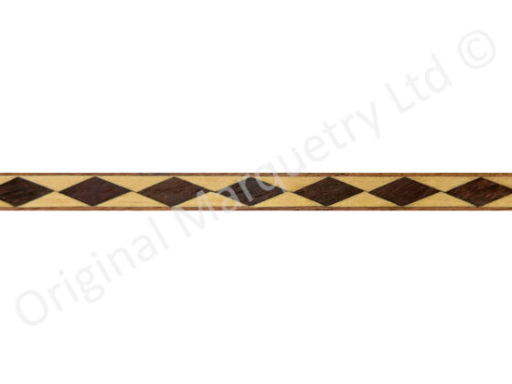 Diamond Inlay Bandings 4mm x 1mm x 100cm - B83