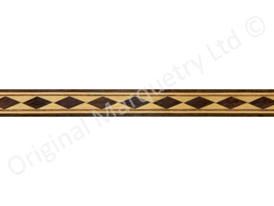 Diamond Inlay Bandings 12mm x 1mm x 100cm - B86