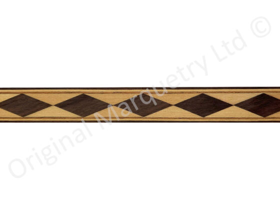 Diamond Inlay Bandings 18mm x 1mm x 100cm - B86X