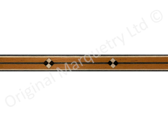 Diamond Inlay Bandings 12mm x 1mm x 100cm - B88