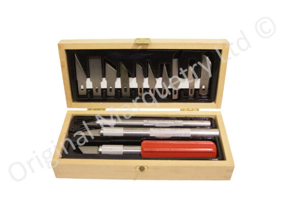 Deluxe 16 Piece Marquetry Hobby Craft Knife Set - T163