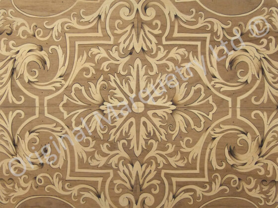 Marquetry Motif Inlay Panel - M72 - Image 2