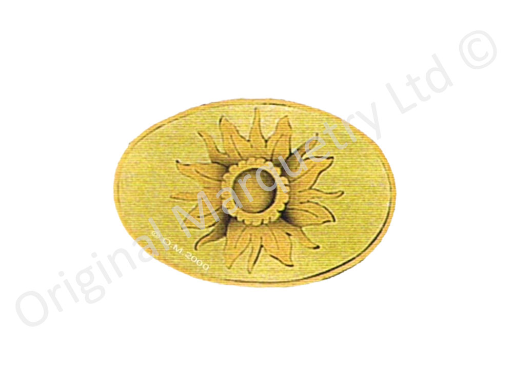 Inlay Marquetry Sunflower - A69