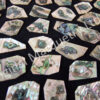 Abalone Off Cut Packs, Blue Centre - No. 4
