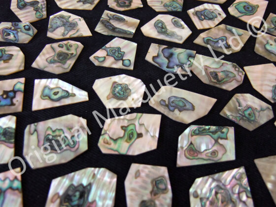 Abalone Off Cut Packs, Blue Centre - No. 4