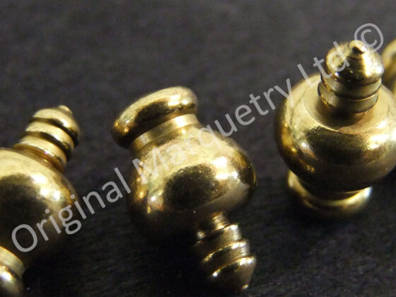 Brass Turned Feet - Ø10mm - BTF10 - Image 2