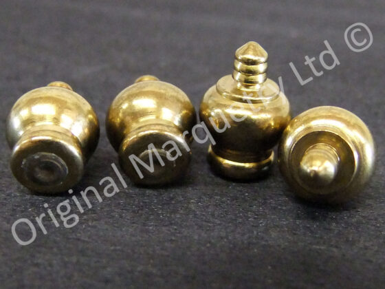 Brass Turned Feet - Ø12mm - BTF12