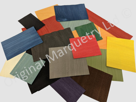 Coloured Wood Veneer Packs - Mixed Off Cut - 120g
