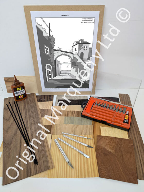 Marquetry Kits with Knife Set