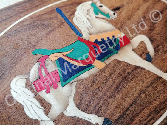 Marquetry Horse Panels - M11 - Image 2
