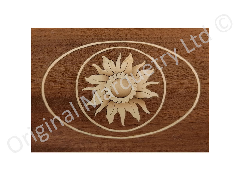 Inlay Marquetry Sunflower - M14DL