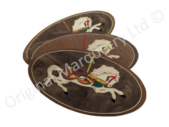 Marquetry Horse Panels - M5 - Image 2