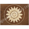 Inlay Marquetry Round Sunflower - M62