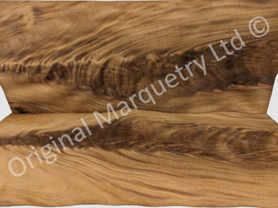 Mahogany Flame Curl Wood Veneer - Image 3