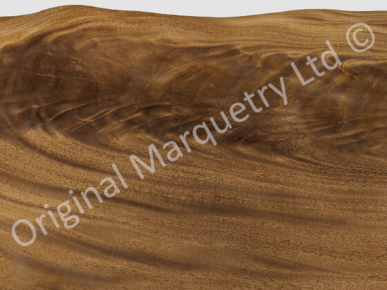 Mahogany Flame Curl Wood Veneer - Image 4