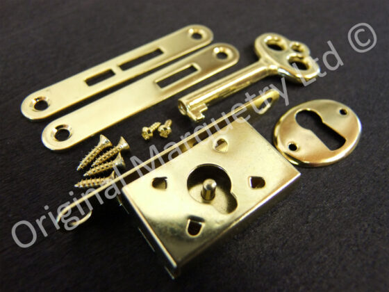 Brass Box Locks - 57 x 20mm - SO10