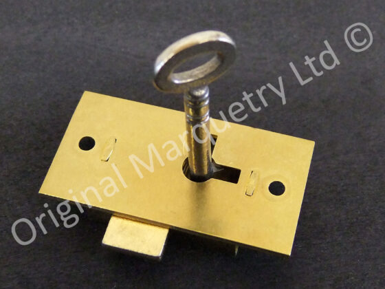 Brass Cabinet Locks - 50 x 26mm - SO7