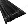 Black Flat Lines 3.4mm x 0.7mm x 100cm