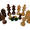 Chess Pieces made from Solid Maple & Rosewood - 65mm x 25mm