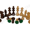 Chess Pieces made from Solid Maple & Rosewood - 95mm x 38mm