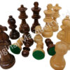 Chess Pieces made from Solid Maple & Rosewood - 95mm x 38mm - Image 2
