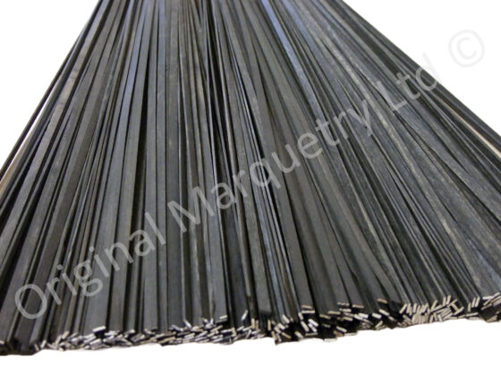 Ebony Flat Lines 6mm x 1.5mm