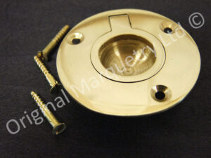 Solid Brass Insert Round Pull Handles - Ø52mm - FB24