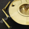 Solid Brass Insert Round Pull Handles - Ø52mm - FB24 - Image 2