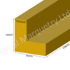 Inlay L-Shape Brass Strip - Shape Guide