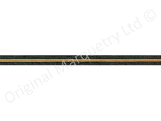 Boxwood & Black Flat Lines 3mm x 1mm x 100cm - L3