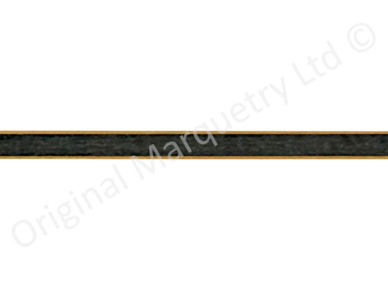 Boxwood & Black Flat Lines 6mm x 1mm x 100cm - L4