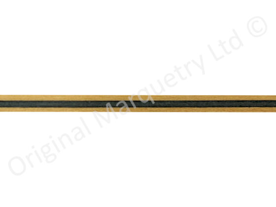 Boxwood & Black Flat Lines 3mm x 1mm x 100cm - L6