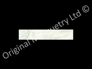 White Mother of Pearl Inlay Shell Bandings - 50 x 10 x 1.5mm
