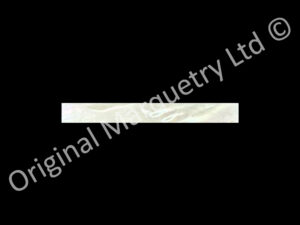 White Mother of Pearl Inlay Shell Bandings - 50 x 6.0 x 1.5mm