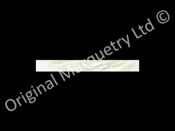 White Mother of Pearl Inlay Shell Bandings - 50 x 6.0 x 1.5mm
