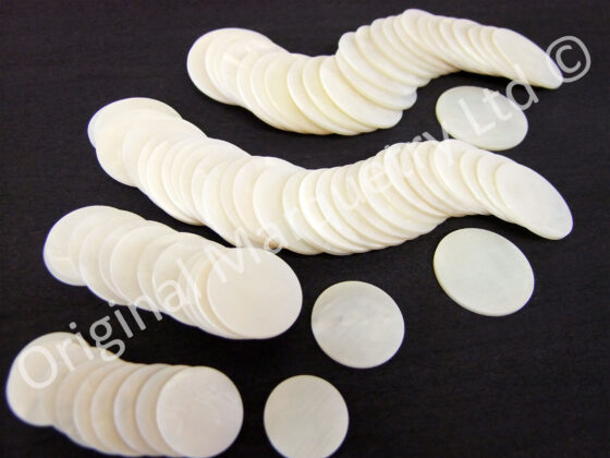 White Mother of Pearl Dots