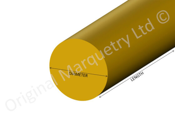 Inlay Square Brass Strip - Shape Guide
