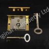 Brass Box Locks - 38 x 25mm - SO3 - Image 3