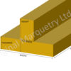 Inlay Brass Strips T-Section - Image 3
