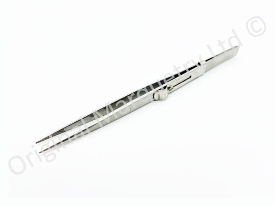 Stainless Steel Tweezers with Slide Lock - T154