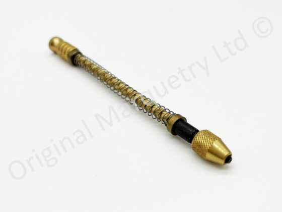 Brass Archimedes Drill with Spring Return & Revolving Head - T215