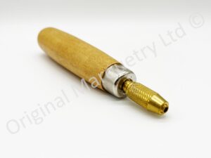 Hardwood Needle File Handle with Brass Ferrule - T63