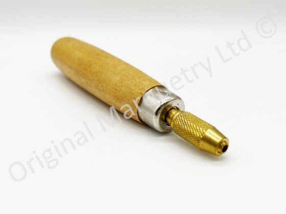 Hardwood Needle File Handle with Brass Ferrule - T63