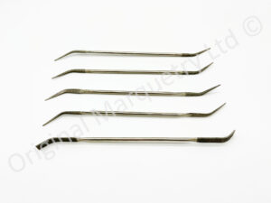 Diamond Coated Double-Ended Riffler Needle Files Set of 5 - T69