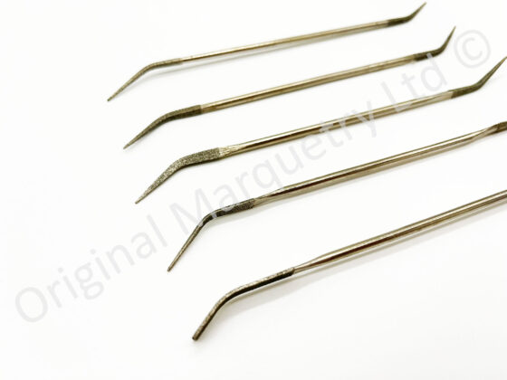 Diamond Coated Double-Ended Riffler Needle Files Set of 5 - T69 - Image 2
