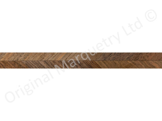 Walnut Feather Inlay Bandings 10mm x 1mm x 100cm